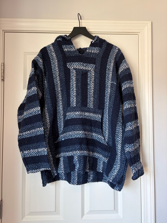 baja joe Other - Men's Navy and Light Blue Striped Baja Joe